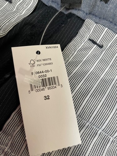 Banana Republic Men's Aiden Shorts Size 32 Black Stripe NWT - Picture 8 of 8