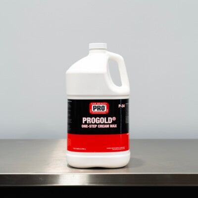 PRO GOLD One Step Cream Wax 1 Gallon | All in One Polish and Wax