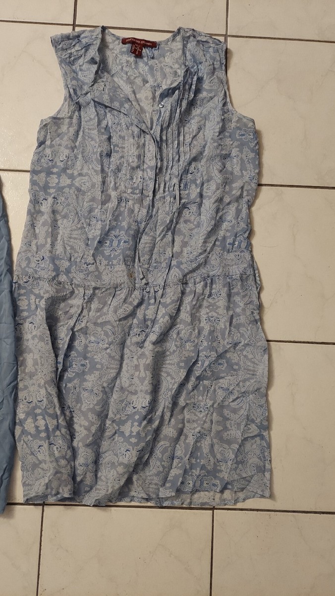 Robe D'été Comptoir Des Cotonniers - Taille 38 - Soie Verte, Longueur Genoux - Neuf