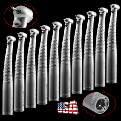 1-10*Dental Fiber Optic LED Turbine Handpiece/6Hole Coupler Standard Head YB6 ad