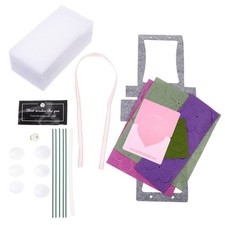  1 Set Muttertag Blumenkorb Vliesstoff DIY Material Kit Muttertag material