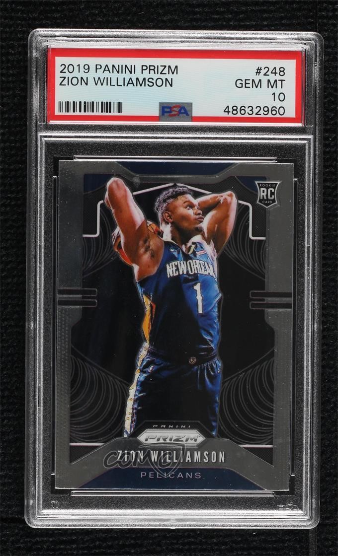 Zion Williamson Rookie Card Auction Tracker