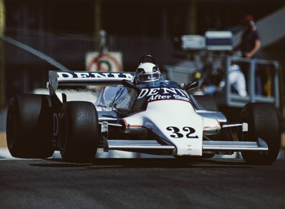 Beppe Gabbiani Osella FA1B Ford United States GP at Streets of Lon- Old Photo