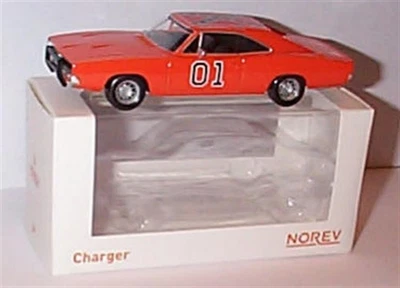 NOREV 1:43 AUTO DODGE CHARGER 1969 GENERAL LEE DUKES OF HAZZARD 950003 boxed