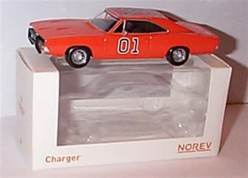 NOREV 1:43 AUTO DODGE CHARGER 1969 GENERAL LEE DUKES OF HAZZARD 950003 boxed