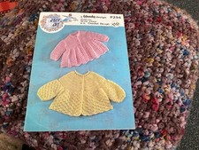Wendy Peter Pan crochet  pattern P294 matinee coats 16/20” DK