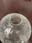 Vintage 5 In Diameter Crackle Glass Lamp Globes/ VasePair Of 2 With Metal Stands — photo 6