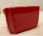 FIESTA SUGAR PACKET CADDY/Holder IN SCARLET  RED. NEW. FACTORY SECOND. Retired.