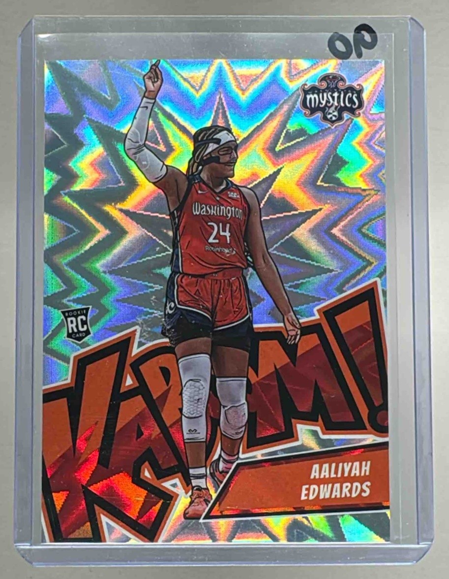 Aaliyah Edwards 2024 Panini WNBA Rookie Royalty #11 Kaboom! SSP RC
