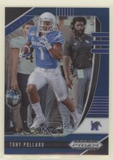 2020 Panini Prizm Draft Picks Blue Prizm Tony Pollard #98 0u7
