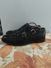 Allen Edmonds ST. JOHN'S Men's Double Monk Strap Loafers Sz 11 D Black Casual