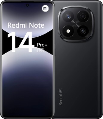 Xiaomi Redmi Note 14 Pro+ 5G Midnight Black 8GB RAM 256B | Mobiltelefone
