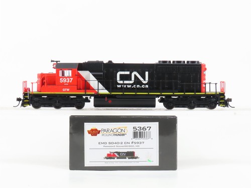 Escala HO Broadway Limited BLI 5367 CN / GTW EMD SD40-2 diésel #5937 - Paragon3 | Zustand: Used