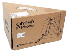 AudioCodes TEAMS-C470HD-DBW 5.5  Color Touch Screen Skype for Business IP Phone