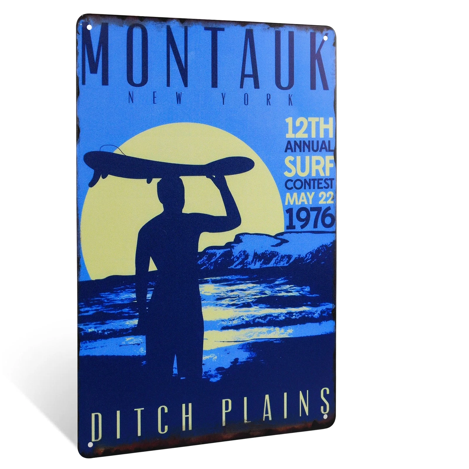Montauk New York Surf Sign - Thumbnail 3