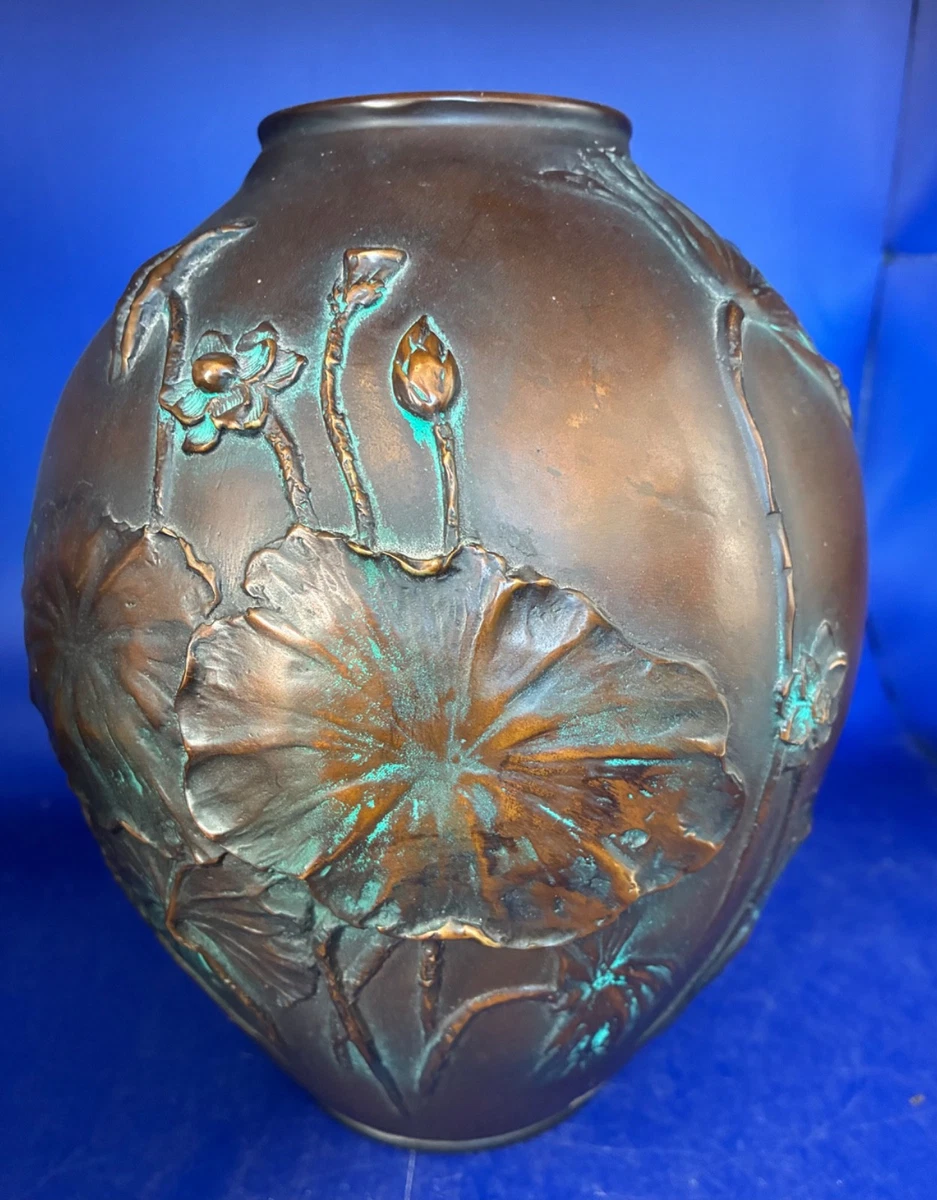 青铜日本花瓶1900-1940 | eBay