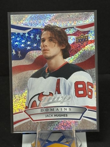 Jack Hughes #NA-9 2022 Upper Deck MVP Domains card