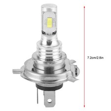 White 3000K Headlight Fog Lamp LED Bulb Chip For Motorcycle Car W/H4 Plug 80W DC