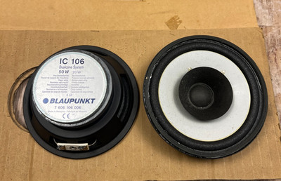 Speakers Loudspeakers Boxes Dual Cone Blaupunkt IC 106 7606106006 Vintage BMW