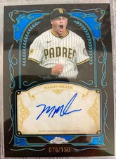 Mason Miller Chrome 2026 Blue /150 Auto