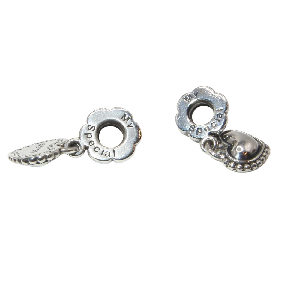 Pandora Special Sister 2-part Sterling Silver Charm 791383 - Image 4 of 4