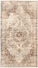 4'11" x 9'0" Traditional Vintage Hand Knotted Oriental Carpet Wool Area Rug