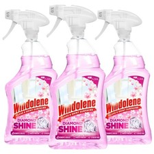 Image of Windolene Diamond Shine Window & Glass Cleaner 750ml Pink - 3-Pack New