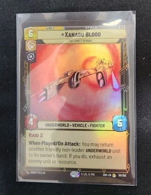 Xanadu Blood FOIL 191/263 Star Wars Unlimited TCG Card SHD Near Mint NM