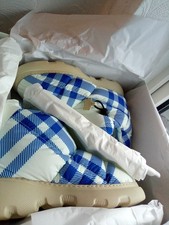 Burbery Pillow Snow Quilted Boots Winter Shoes Size 41 New with Box Unworn