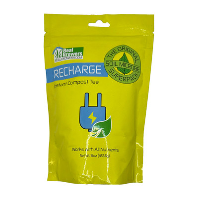 Real Growers Recharge - Mycorrhizae Instant Compost Tea/Soil Microbes - 16 oz.