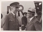 Original Press Photo WW2 Richard Peirse & Erhard Milch Croydon Airport 17.10.37