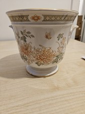 Chrysanthemums Decorative Ceramic Plant Pot