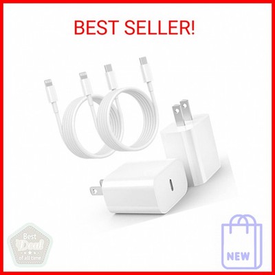 Ximytec iPhone 14 13 12 11 Charger Fast Charging [MFi-Certified] 2Pack 20W Type-