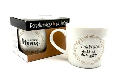 Geda Labels Tasse - Beste Mama - Danke dass es dich gibt - Muttertag Geschenk