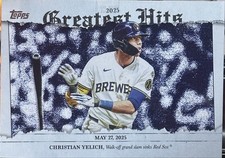 2026 Topps Series 1 - 2025 Greatest Hits Christian Yelich #GH-5