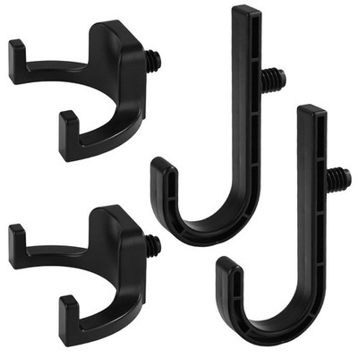 Storage Shed Hooks for Suncast, Black J and U Tool Hangers Shelves Accessories