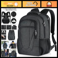 Extra Large 17" Travel Laptop Backpack, Water Resistant School Bag for Teens A