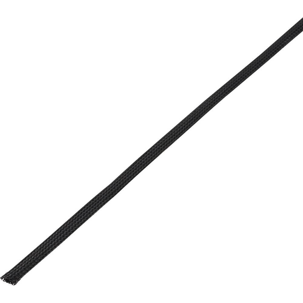 Gaine tressée noir TRU COMPONENTS 8-14mm en PET pour câbles longs de 10 mètres