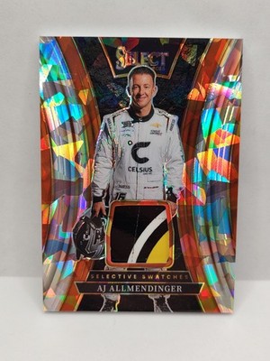 2025 Select Racing AJ Allmendinger Selective Swatches Ice Prizm Two Color 
