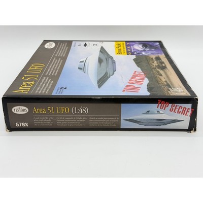 その他 TESTORS Area S4 UFO 1:48 1:48 Scale Testors S4 Area 51 UFO Vintage Model Kit Sci Fi Bob