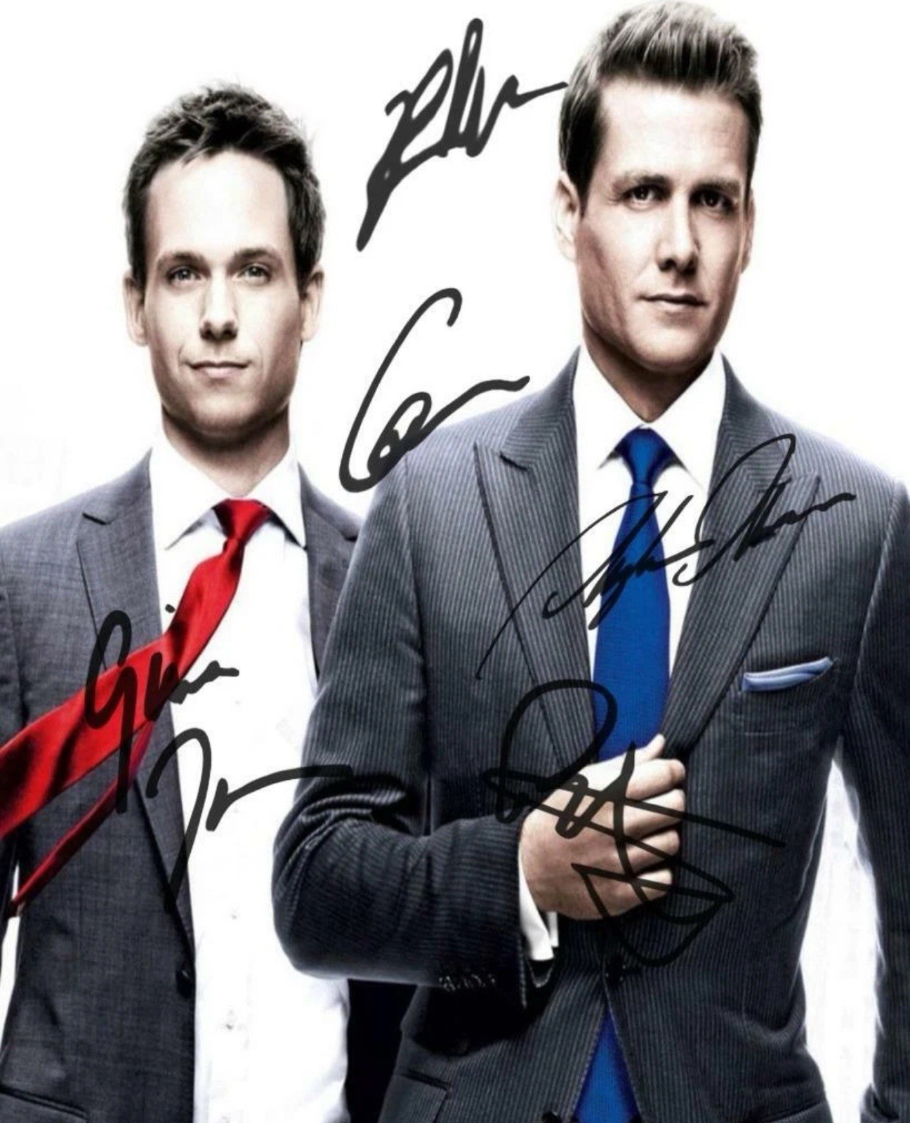 Season 4 Cast Signed 10x8 Photo Autograph Reprint Gabriel Macht Tv Show