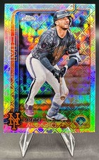 2025 Topps Chrome LogoFractor Pete Alonso #136 Mets