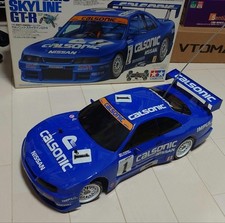 Tamiya TL-01 Calsonic Skyline GT-R RC Touring Car Chassis Upgraded Motor Japan
