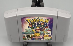 Pokemon Puzzle League Nintendo 64 N64, Authentic💯 Cleaned & Tested✅ Free Ship
