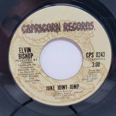 Elvin Bishop Juke Joint / Calling All 7'' 45rpm EX Vinyl 80's Record free sleeve