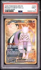 2025 POKEMON DRI EN-DESTINED RIVALS HYPER RARE TEAM ROCKET'S MEWTWO EX PSA 9