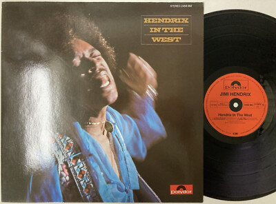 JIMI HENDRIX - Hendrix in the West LP (RARE German Import on POLYDOR)