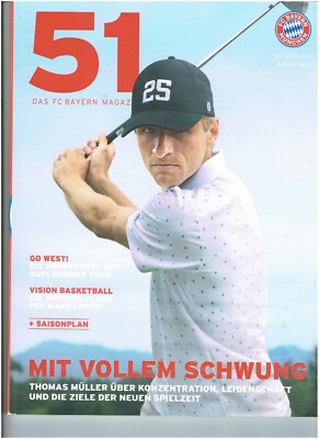 Programm Magazin 51 Fc Bayern Munchen Fcb August 19 Thomas Muller Ebay