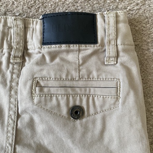 Boys Hudson Shorts Size 5 Cutoff Khaki EUC - Picture 8 of 9
