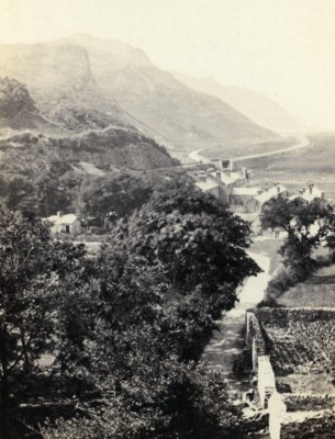 Vereinigtes Königreich Penmaenmawr Conway altes CDV Foto Bedford 1865